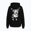 Női pulóver Pitbull Puppy 2 Hooded black 2