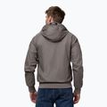 Férfi kabát Pitbull Athletic Logo Nylon Hooded taupe 3