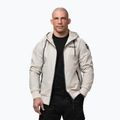 Férfi kabát Pitbull Athletic Logo Nylon Hooded light sand