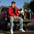 Férfi kabát Pitbull Athletic Tape Nylon Hooded red 14