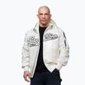 Férfi kabát Pitbull Aero Flight Hooded off white 4