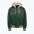 Férfi kabát Pitbull Mason San Diego Baseball Hooded bottle green/beige 4
