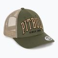 Férfi ellenzős sapka Pitbull Mesh "Pitbull Norton" Trucker Low Profile green