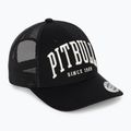 Férfi ellenzős sapka Pitbull Mesh "Pitbull Norton" Trucker Low Profile black/black