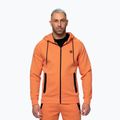 Férfi pulóver Pitbull Dogwood Hooded Zip Sweatshirt fluo orange