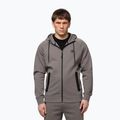 Férfi pulóver Pitbull Dogwood Hooded Zip Sweatshirt taupe