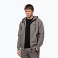 Férfi pulóver Pitbull Dogwood Hooded Zip Sweatshirt taupe 4