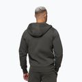 Férfi pulóver Pitbull Sampson Hooded Zip Sweatshirt grey/green 3