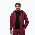 Férfi pulóver Pitbull Sampson Hooded Zip Sweatshirt burgundy 4