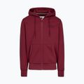 Férfi pulóver Pitbull Sampson Hooded Zip Sweatshirt burgundy 5