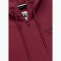Férfi pulóver Pitbull Sampson Hooded Zip Sweatshirt burgundy 7