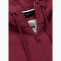 Férfi pulóver Pitbull Sampson Hooded Zip Sweatshirt burgundy 8