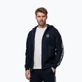 Férfi pulóver Pitbull Tape Parker Hooded Zip dark navy 4