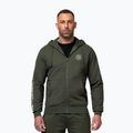 Férfi pulóver Pitbull Tape Parker Hooded Zip old green