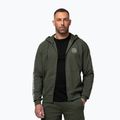 Férfi pulóver Pitbull Tape Parker Hooded Zip old green 4