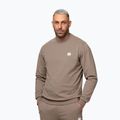 Férfi pulóver Pitbull Nugget Small Logo Crewneck brown savana 4