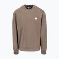 Férfi pulóver Pitbull Nugget Small Logo Crewneck brown savana 5