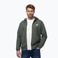 Férfi pulóver Pitbull Nugget Small Logo Hooded Zip sage green 4