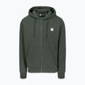Férfi pulóver Pitbull Nugget Small Logo Hooded Zip sage green 5