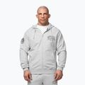 Férfi pulóver Pitbull Badger Hooded Zip grey/melange