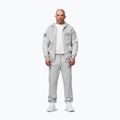 Férfi pulóver Pitbull Badger Hooded Zip grey/melange 2
