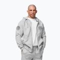 Férfi pulóver Pitbull Badger Hooded Zip grey/melange 4