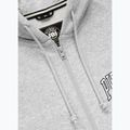 Férfi pulóver Pitbull Badger Hooded Zip grey/melange 8