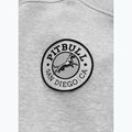 Férfi pulóver Pitbull Badger Hooded Zip grey/melange 10