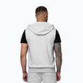 Férfi pulóver Pitbull Badger Hooded Vest Zip grey/melange 3