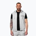 Férfi pulóver Pitbull Badger Hooded Vest Zip grey/melange 5