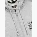 Férfi pulóver Pitbull Badger Hooded Vest Zip grey/melange 8