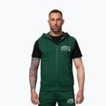 Férfi pulóver Pitbull Badger Hooded Vest Zip hunter green