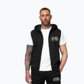 Férfi pulóver Pitbull Badger Hooded Vest Zip black 4