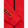 Női pulóver Pitbull Explory Tape Hooded Zip fluo/red 12
