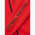 Női pulóver Pitbull Explory Tape Hooded Zip fluo/red 13