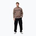 Férfi pulóver Pitbull MC Crewneck Sweatshirt brown savana 2