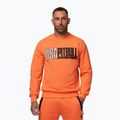 Férfi pulóver Pitbull USA Crewneck Sweatshirt fluo orange