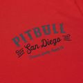 Férfi pulóver Pitbull Strenght & Respect Sweatshirt Hooded red 8