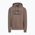 Férfi pulóver Pitbull Midnight Sweatshirt Hooded brown savana 7