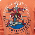 Férfi pulóver Pitbull Bloodline 2 Sweatshirt Hooded fluo orange 4