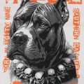Férfi pulóver Pitbull Blacky Sweatshirt Zip Hooded off white 9