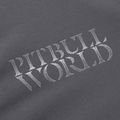 Férfi pulóver Pitbull World Sweatshirt Zip Hooded graphite 12
