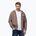 Férfi pulóver Pitbull Bloodline 2 Sweatshirt Zip Hooded brown savana