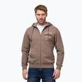 Férfi pulóver Pitbull Bloodline 2 Sweatshirt Zip Hooded brown savana 3
