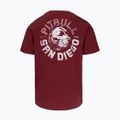 Férfi póló Pitbull Dog SD burgundy 5