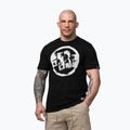 Férfi póló Pitbull Palms black logo 4