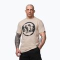 Férfi póló Pitbull Palms ultra light sand logo