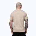 Férfi póló Pitbull Palms ultra light sand logo 3