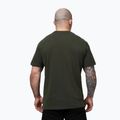 Férfi póló Pitbull USA CAL Big Logo old green 3