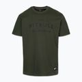 Férfi póló Pitbull USA CAL Big Logo old green 4